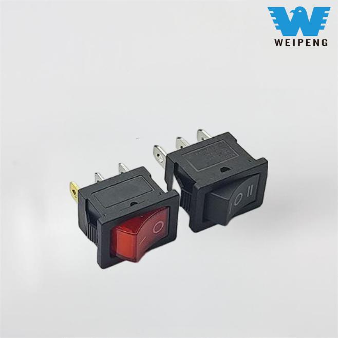 15*21mm 3-پن 3-پوزیشن راکر بوٹ پاور سوئچ