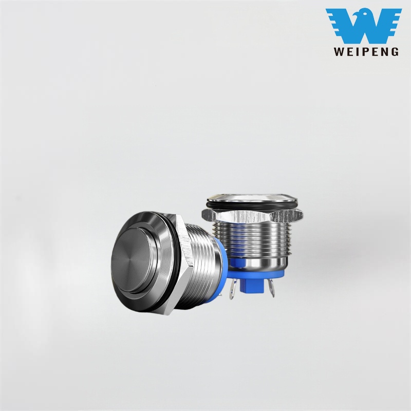 16/19 ملی میٹر مشین اسٹارٹ میٹل پش بٹن سوئچ