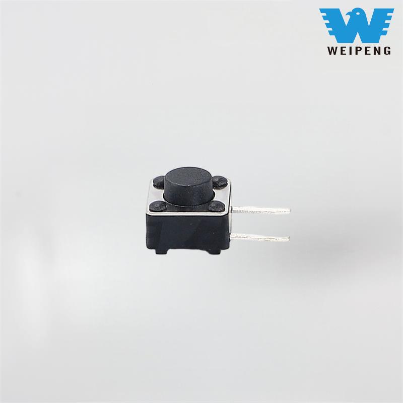 دو ٹانگوں کے ساتھ 6X6mm سرفیس ماؤنٹ ٹیکٹائل سوئچ