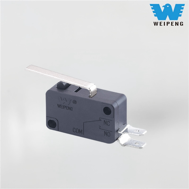 HK-14 سائیڈ دو ٹانگوں کا مائکرو سوئچ سیدھے لیور کے ساتھ