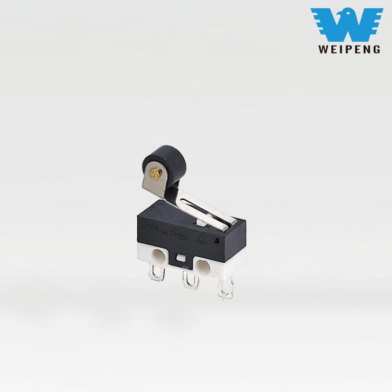 مائیکرو تپائی ماؤس سیدھے اور جھکے ہوئے پنوں کے ساتھ سوئچ پر کلک کریں