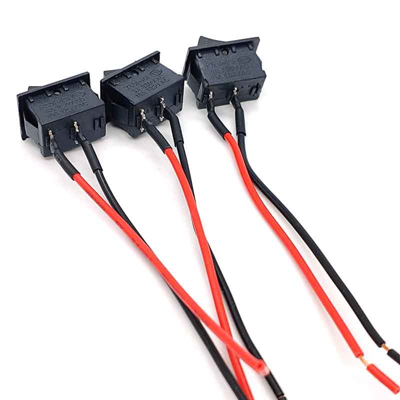 چھوٹے آلات 21*15 ملی میٹر راکر سوئچ