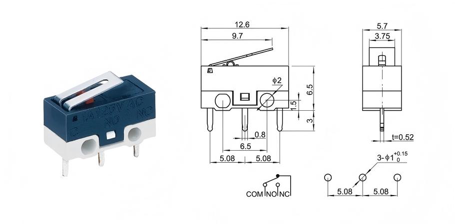اسمارٹ ڈور لاک ماؤس سوئچ