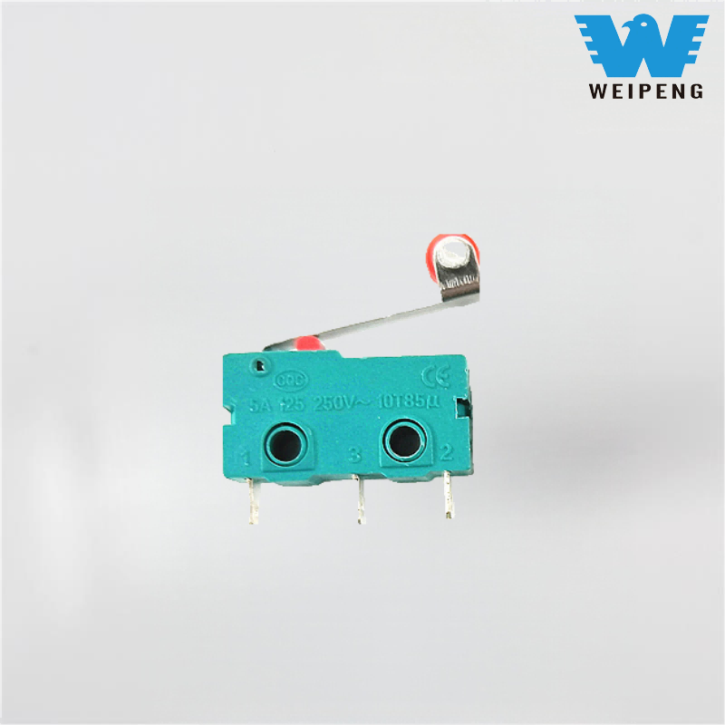 تین پیروں والا لیور رولر مائیکرو سوئچ