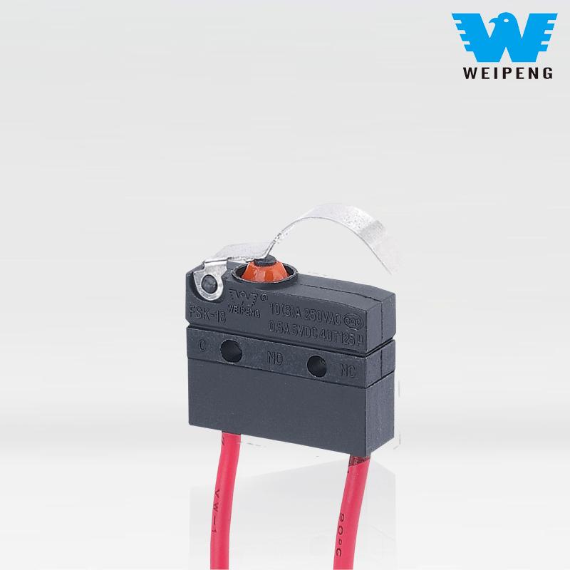 واٹر پروف مائیکرو سوئچ FSK-18 WEIPENG موٹر سائیکل مائیکرو سوئچ