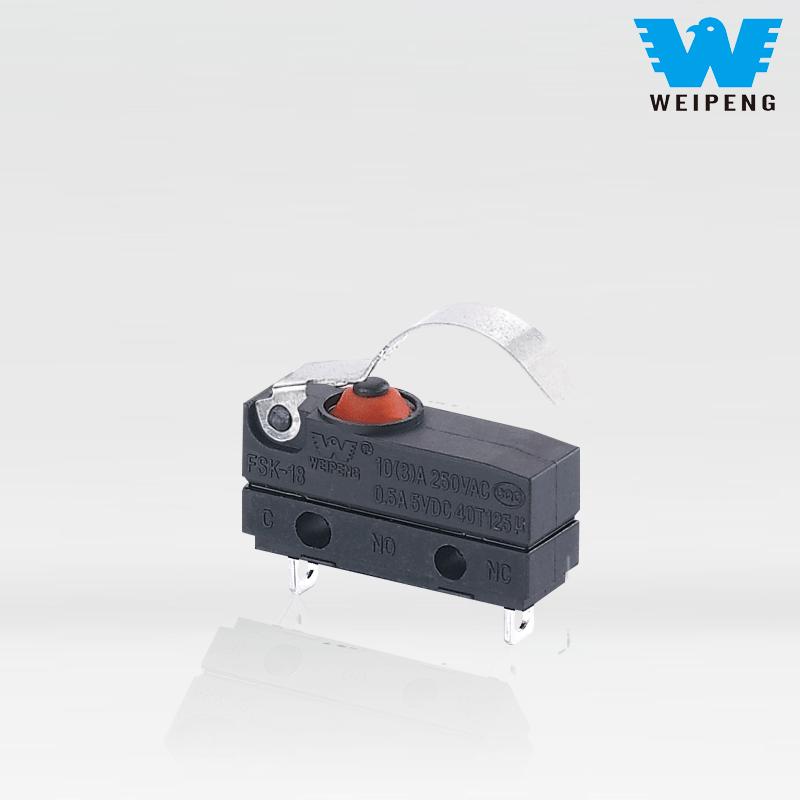 Weipeng 10A سائیڈ ایگزٹ IP67 کار سیٹ مائیکرو سوئچ بنانے والا