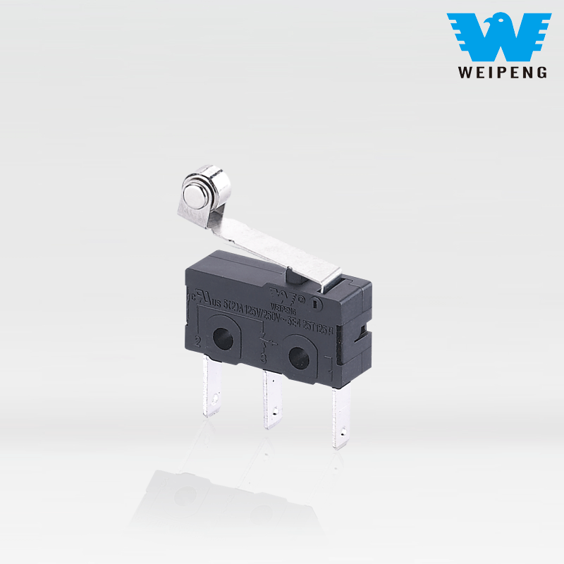 Weipeng 5A 125V 250V اعلی درجہ حرارت مزاحم 3 پن صنعتی سامان مائیکرو سوئچ